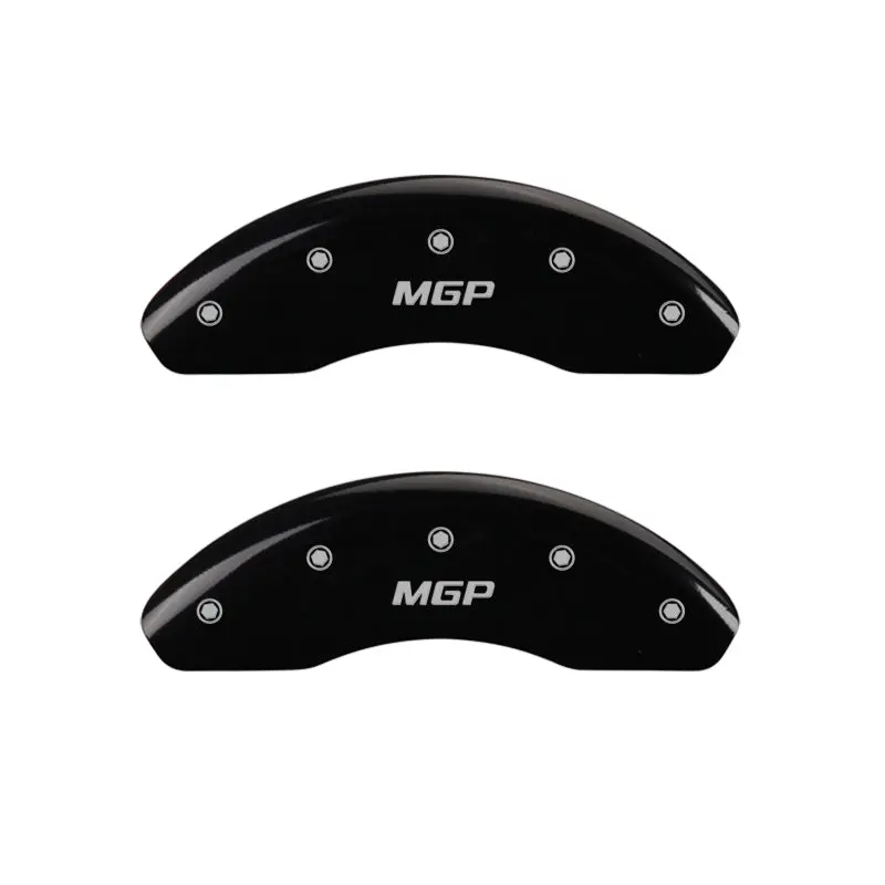 Mgp Engraved Caliper Covers For Front & Rear – Black Finish With Silver Characters 1