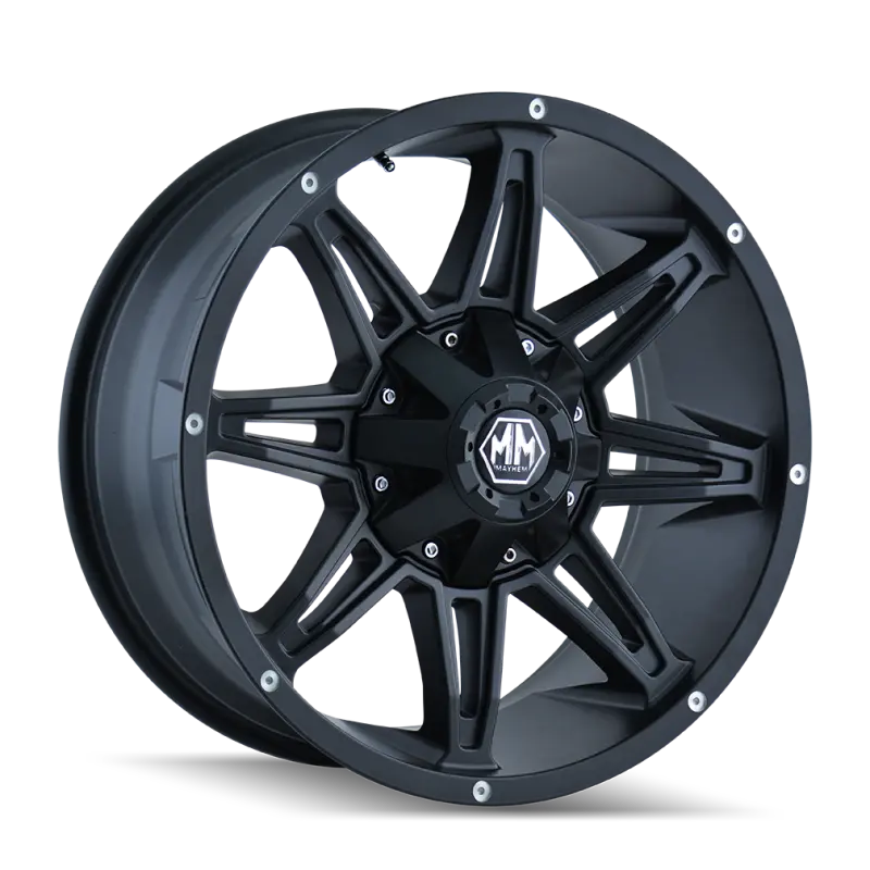 Mayhem Rampage 18X9 Matte Black Alloy Wheel – 5X114.3, +18Mm Offset, 87Mm Hub Bore 1