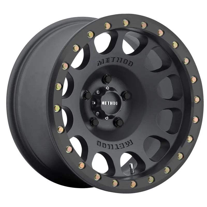 Method Mr105 Beadlock 17X8.5 0Mm Offset 6X135 87Mm Cb Matte Black W/Bh-H24125 Wheel 1