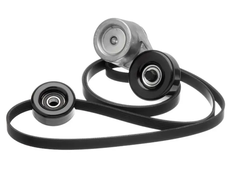 Gates Serpentine Belt Replacement Kit For 2003–2005 Mercedes-Benz C230 (1.8L 4-Cylinder) 1