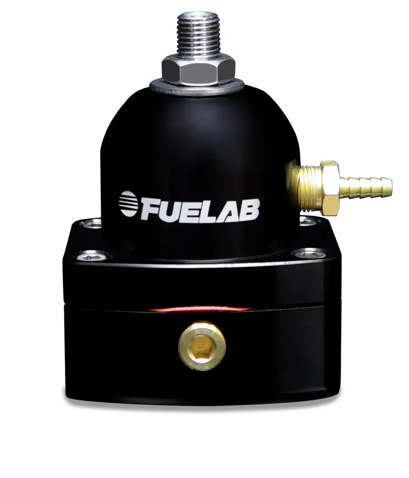 Fuelab 545 Efi Adjustable Mini Fpr In-Line 90-125 Psi (1) -6An In (1) -6An Return - Black 1