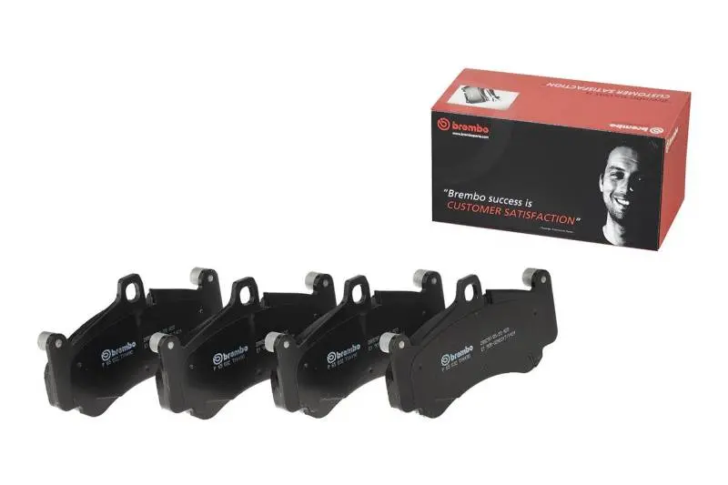 Brembo Rear Low-Metallic Brake Pads For 2015–2018 & 2020 Porsche Macan 1