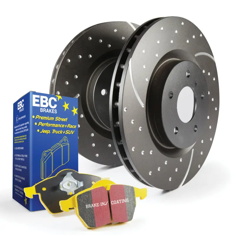 Ebc Yellowstuff Brake Pad & Sport Rotor Kit – S5 Series For Acura Integra, Honda Accord, Civic, And Prelude (1990–2001) 2