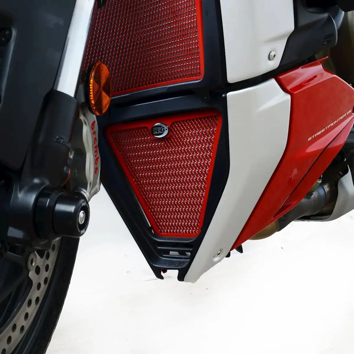 R&G Oil Cooler Guard – Ducati Panigale V4, V4S, V4R, And Streetfighter V4 Series