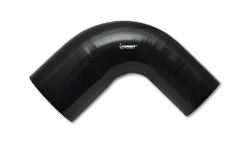 Vibrant Performance Gloss Black Silicone Elbow – 1.25" To 1.5" Id Transition, 4" Length, 90° Angle 1