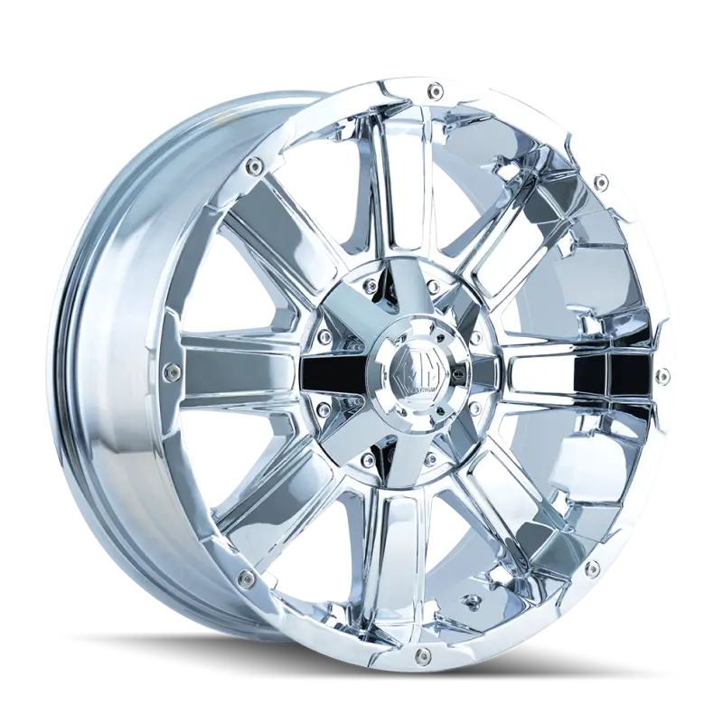 Mayhem 8030 Chaos 20X12 / 8X180 Bp / -44Mm Offset / 124.1Mm Hub Chrome Wheel 1