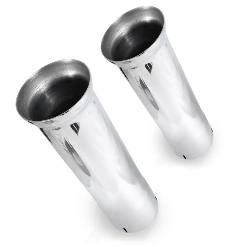 Stainless Works Bell-Shaped Exhaust Tips – 2.5-Inch Id Inlet, 2.5-Inch Body Diameter 1