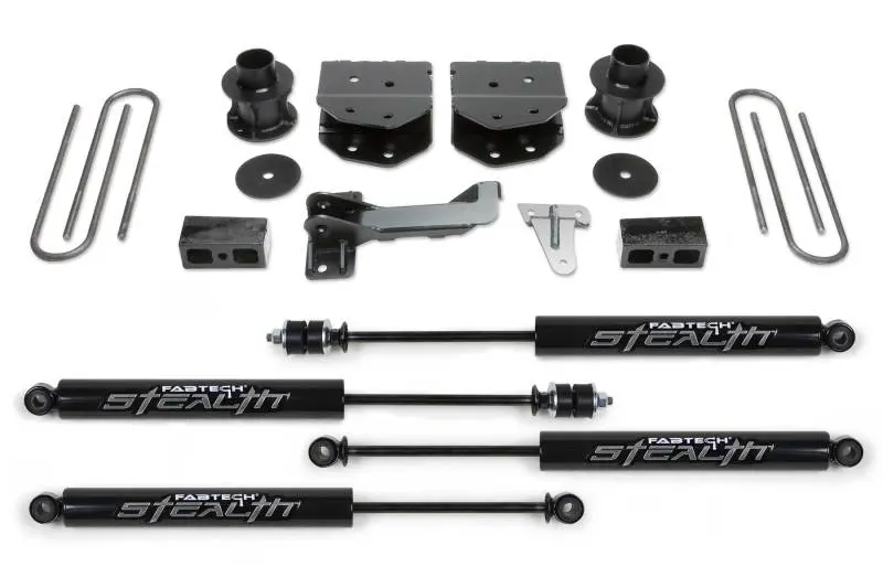 Fabtech 4-Inch Budget Lift System For 2008–2016 Ford F-250/F-350/F-450 4Wd With 8-Lug Wheels & Stealth Shocks 1