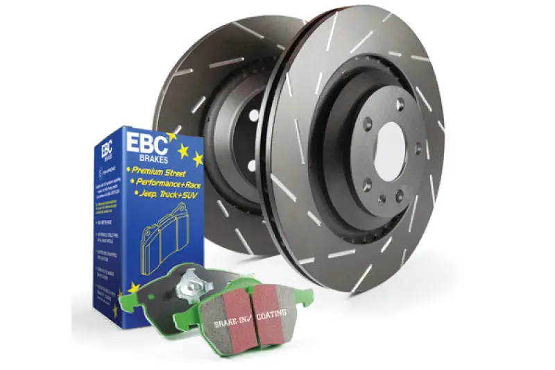 Greentuff Stage 2 Brake Upgrade Kit Featuring Usr Rotors And Performance Pads 1