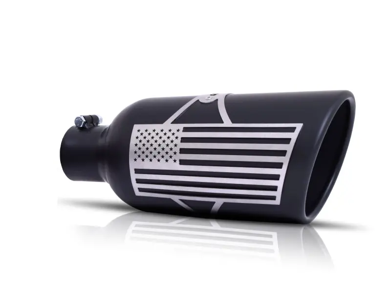 Gibson Patriot Series Exhaust Tip – 6In Od, 3.5In Inlet, 18In Length, Black Ceramic Finish 1