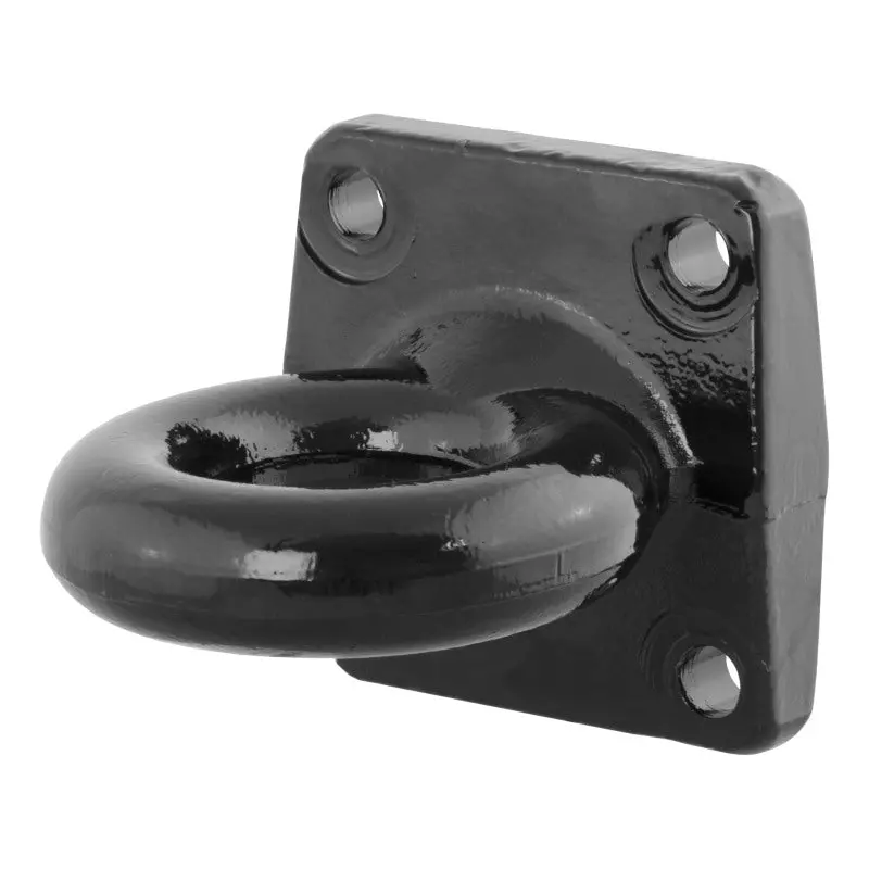 Curt Heavy-Duty Pintle Mount With Lunette Eye – 60,000 Lb Capacity, 3" Inner Diameter 1