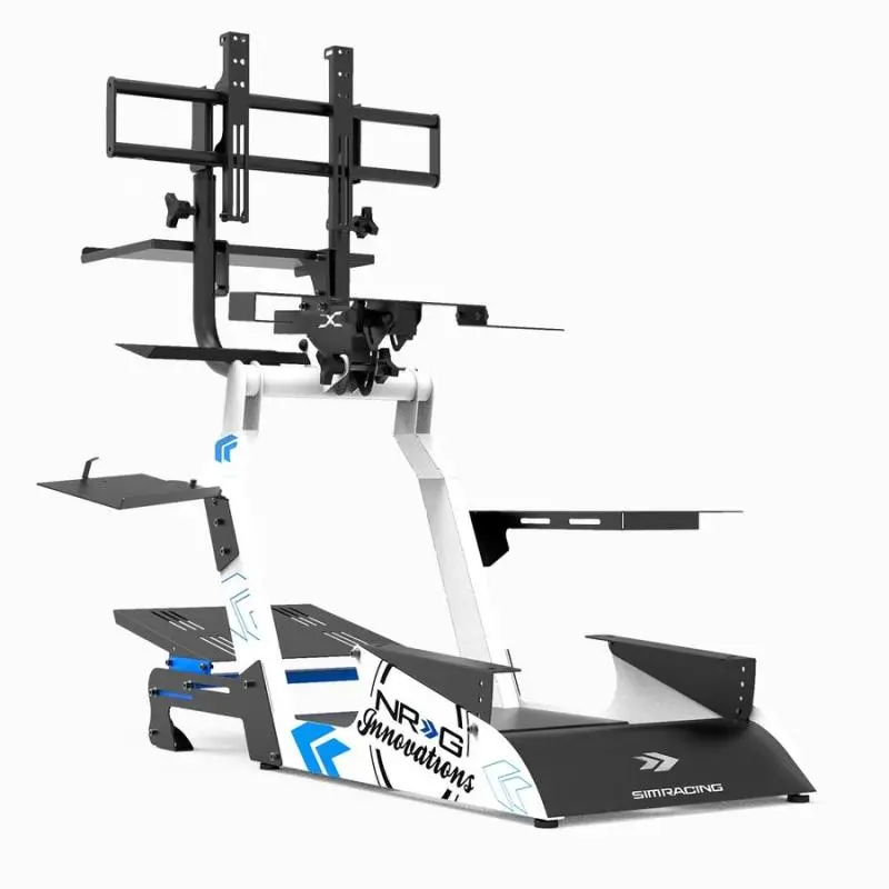 Nrg Racing Simulator Cockpit Stand – Compatible With Logitech, Thrustmaster, And Fanatec Wheels 1
