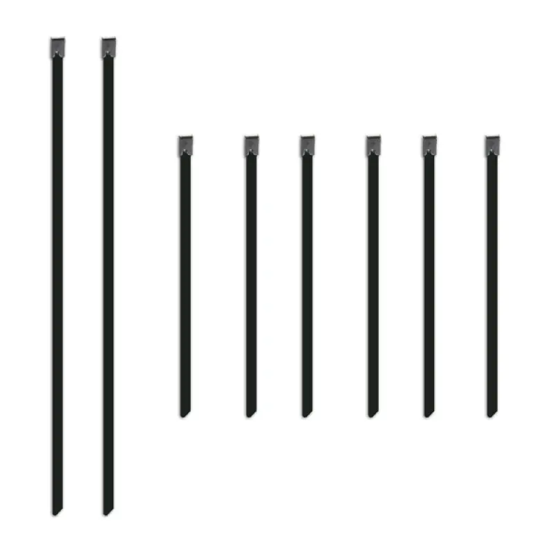 Mishimoto Stainless Steel Locking Cable Ties – Pack Of Eight (Six 6In + Two 14In), Corrosion-Resistant 1