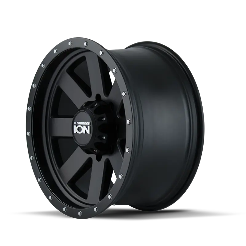 Ion Type 134 Matte Black/Black Beadlock Wheel – 18X9, 8X165.1, +18Mm Offset, 130.8Mm Hub 1