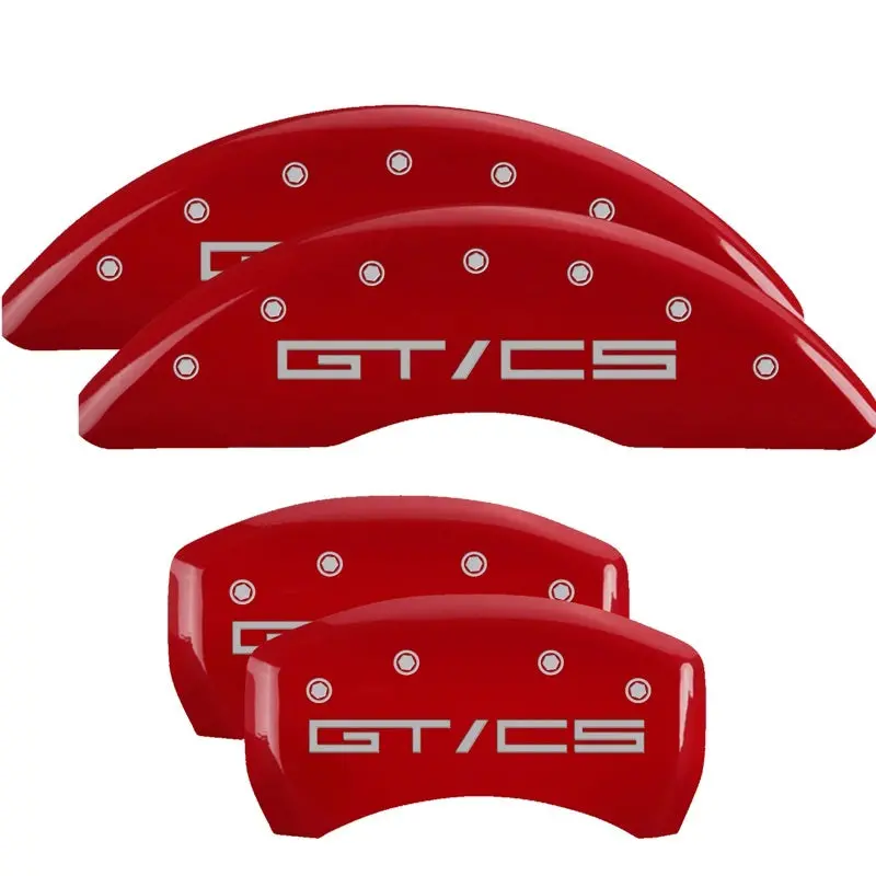 Mgp Engraved Red Caliper Covers For 2015–2021 Ford Mustang Gt & Cs (Front & Rear) 1