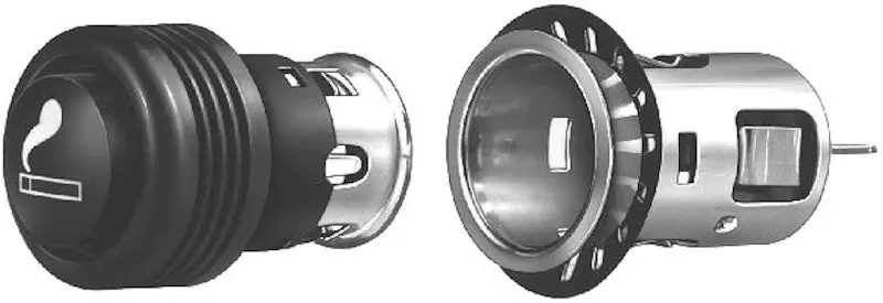 Hella Non-Illuminated 12V Cigarette Lighter Socket 1