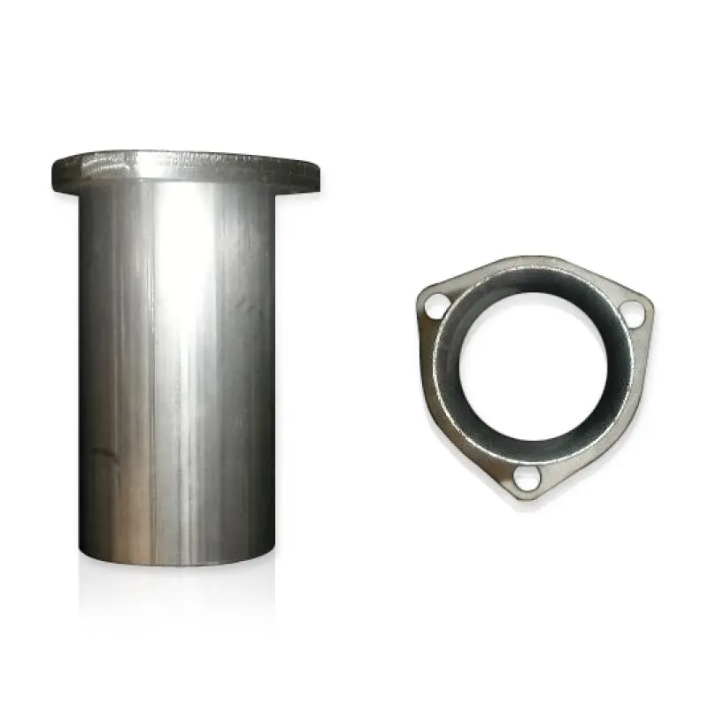 Stainless Works 3-Bolt Collector Adapter – 3" Od Inlet, 2-1/4" Od Outlet 1