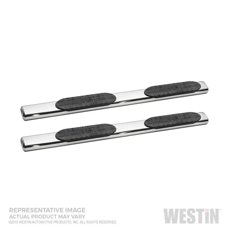 Westin 19-22 Ram 1500 Quad Cab (Excl. Classic) Pro Traxx 6 Oval Nerf Step Bars - Ss 1