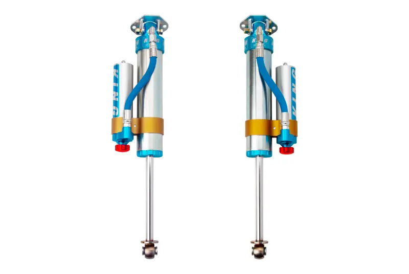 King Shocks Rear 2.5-Inch Piggyback Reservoir Coilovers For 1984–2000 Jeep Cherokee Xj – 3–4 Inch Lift With Adjuster (Pair) 1
