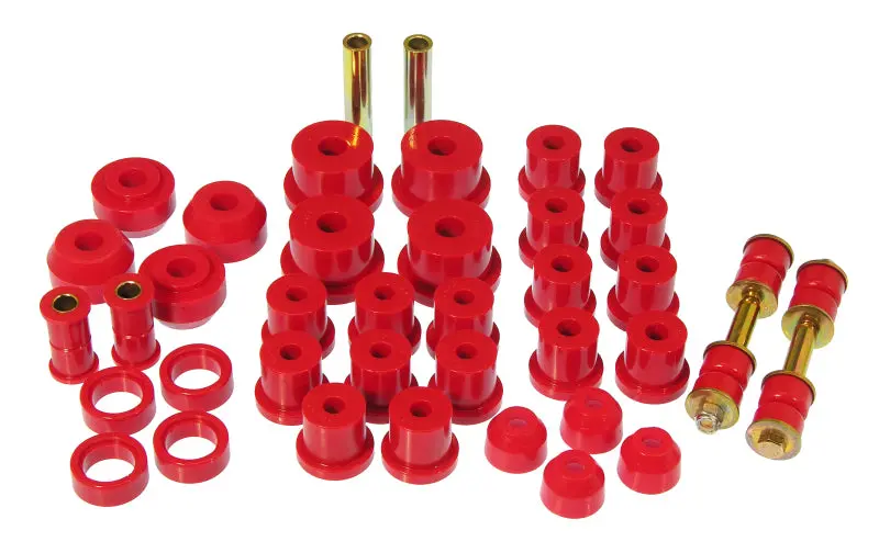Prothane Full Suspension Bushing Kit For 1965–1966 Ford Mustang – Red 1