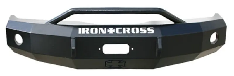 Iron Cross Heavy-Duty Push Bar – Front Bumper Reinforcement For 2011–2016 Ford Super Duty F-250/F-350/F-450 (Primer-Coated) 1