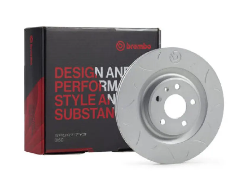 Brembo Ty3 Sport Rear Brake Rotors For 2007–2014 Subaru Wrx & 2011 Wrx Sti – 316Mm X 20Mm, Awd-Compatible 1