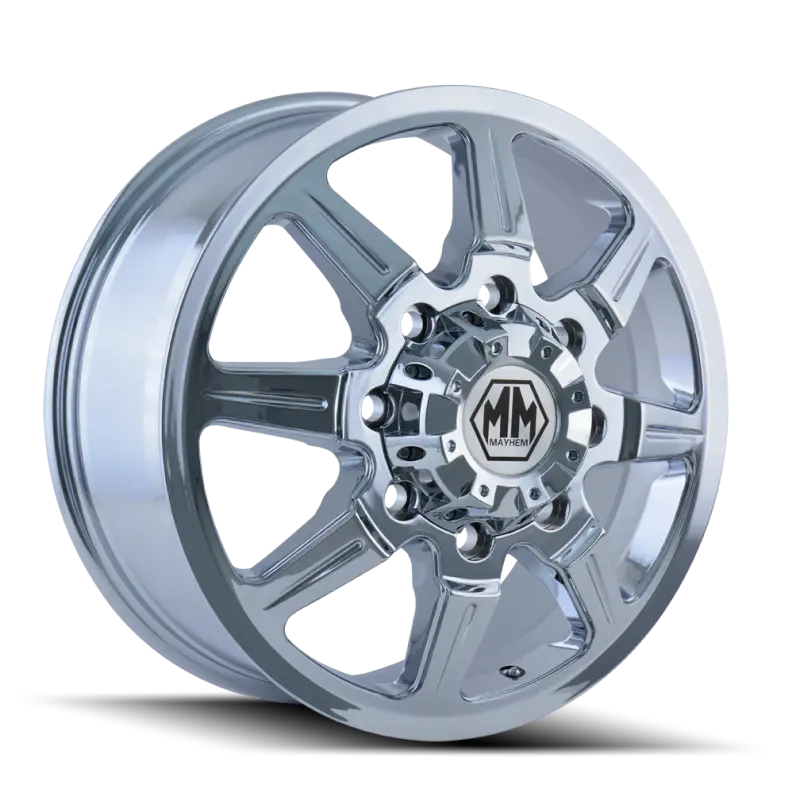 Mayhem Monstir Forged Aluminum Wheel – 22X8.25 Inches, 8X210 Bolt Pattern, 127Mm Offset, 154.2Mm Hub Bore, Chrome Finish 1