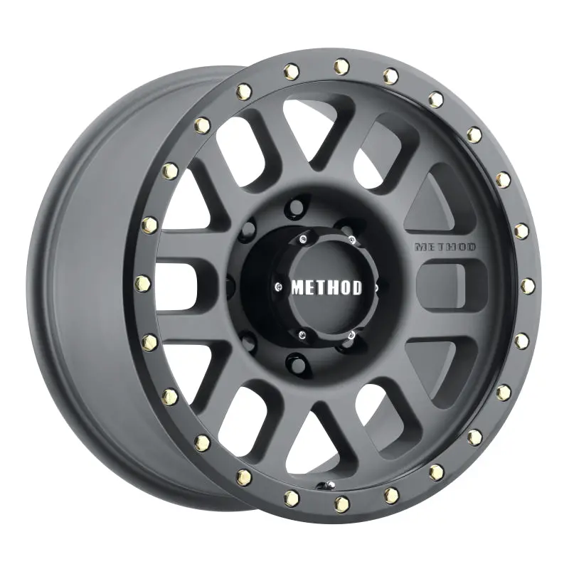 Method Mr309 Grid Forged Alloy Wheel – 18X9 Inches, +18Mm Offset, 8X6.5 Bolt Pattern, 130.81Mm Centerbore, Titanium/Black Finish 1