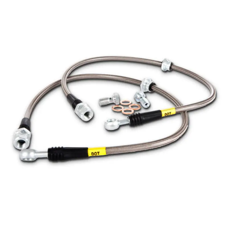Stoptech 05 Chrysler 300C 5.7L V8 W/ Vented Rear Disc Stainless Steel Rear Brake Lines 1