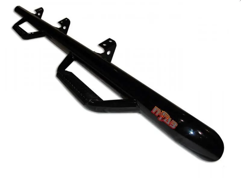 N-Fab Nerf Step Side Bars For 2016–2017 Toyota Tacoma Double Cab (5-Foot Bed) – Texas Black Finish, Wheel-To-Wheel, 3-Inch Diameter 1
