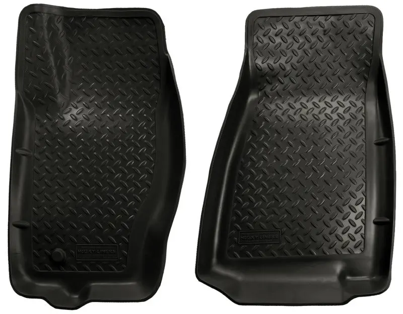 Husky Liners Classic-Style Floor Mats For 2005–2010 Jeep Grand Cherokee & Commander – Black 1