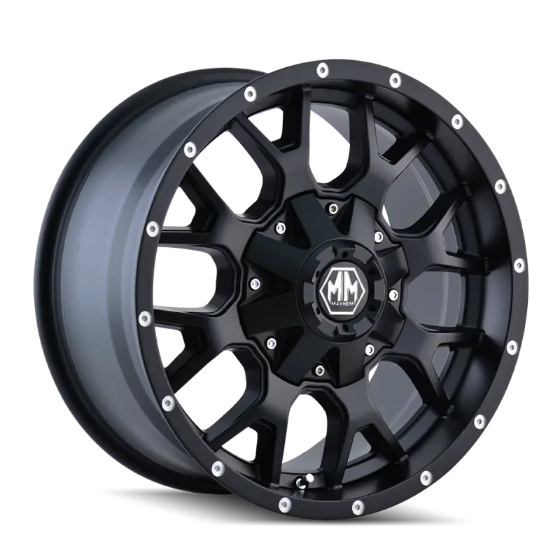 Mayhem 8015 Warrior Alloy Wheel – 20X9, 6X120, +30Mm Offset, 78.1Mm Hub, Matte Black 1