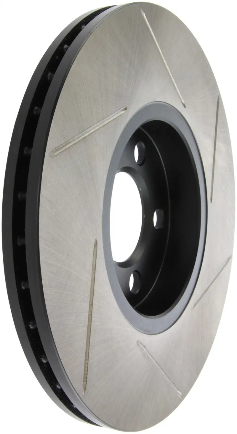Stoptech Power Slot 3/99-06 Audi Tt (Except Quattro) / 12/98-10 Vw Golf Left Front Slotted Rotor 1